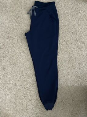 Figs Women's Navy Blue Track Jogger Pants